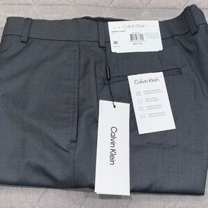 Calvin Klein Men's Charcoal Flat Front Shorts